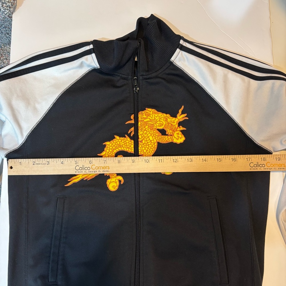 Adidas Bhutan full zip track jacket black white size women’s medium - Picture 12 of 14